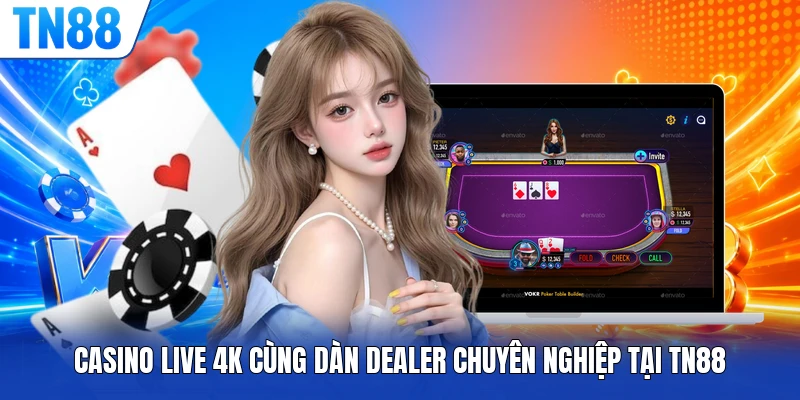 Casino Live 4K cùng dàn Dealer chuyên nghiệp tại TN88